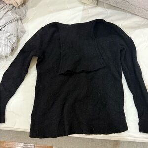Joie Black Turtleneck Neck Sweater